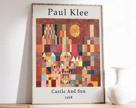Paul Klee Castle And Sun Exhibition Poster