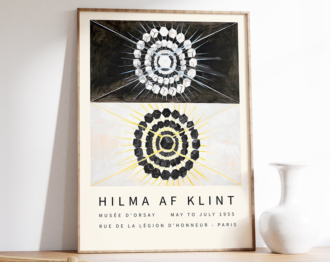 Hilma Af Klint Abstract Art Poster, Modern Art