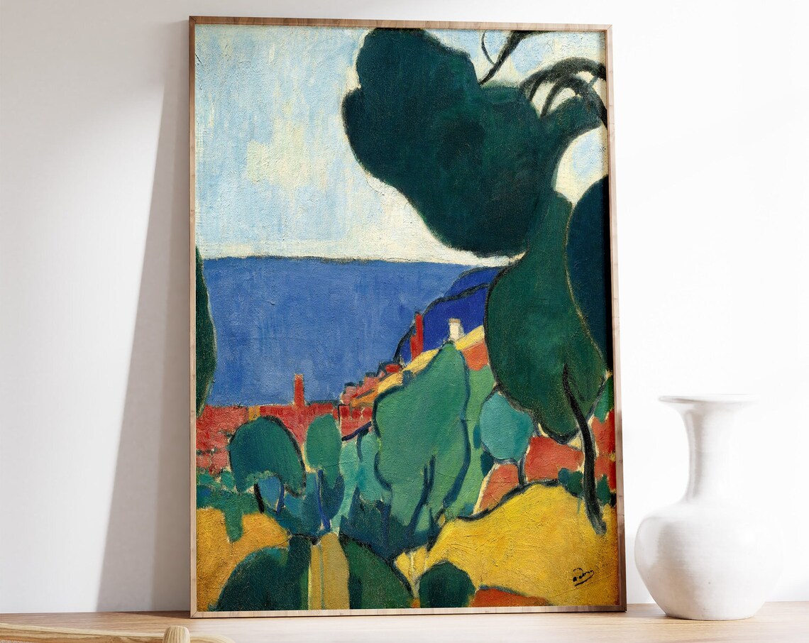 Andre Derain Vue De Cassis Fauvist Art Print