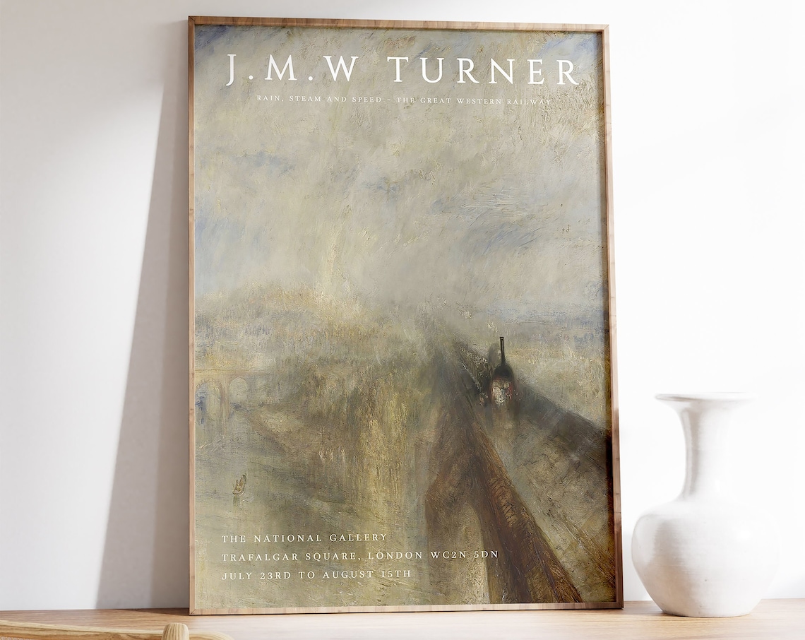 J. M. W. Turner Rain, Steam and Speed Art Print