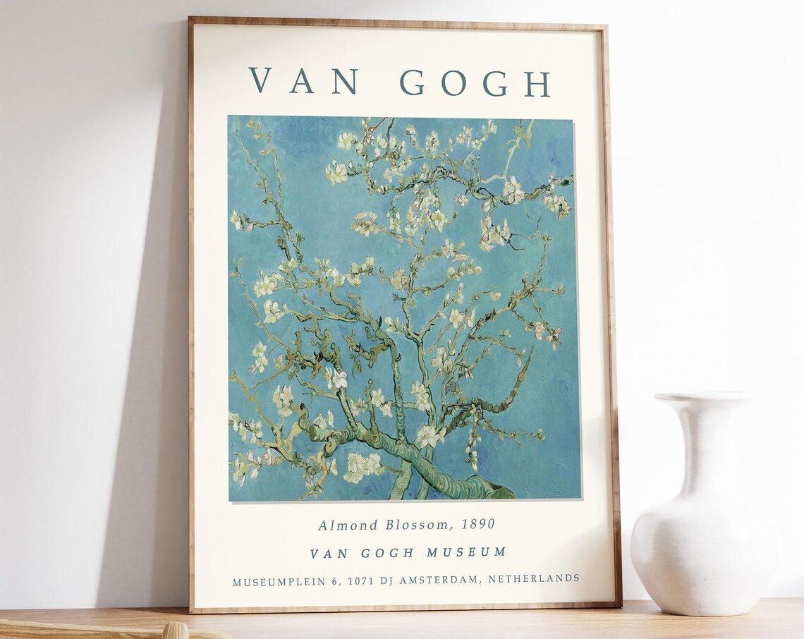 Van Gogh Almond Blossom Exhibition Art Print