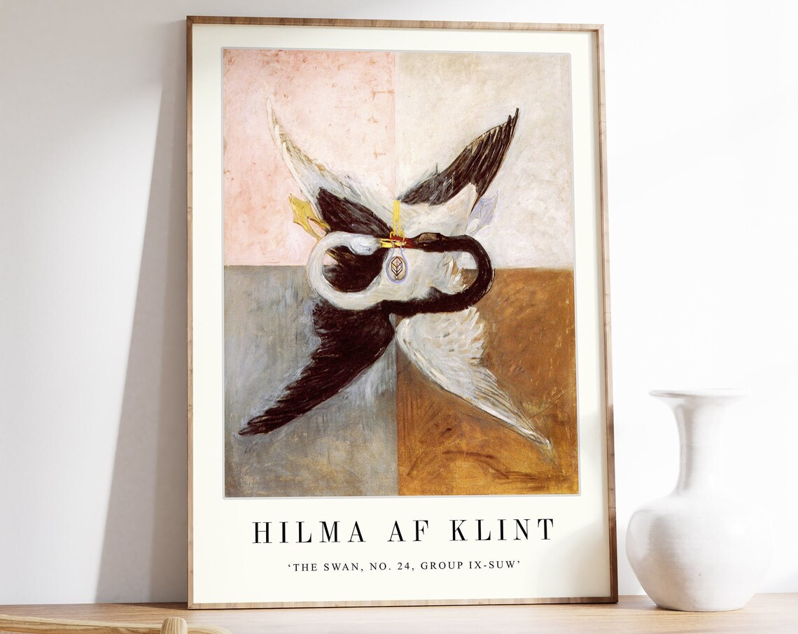 Hilma Af Klint The Swan Exhibition Poster