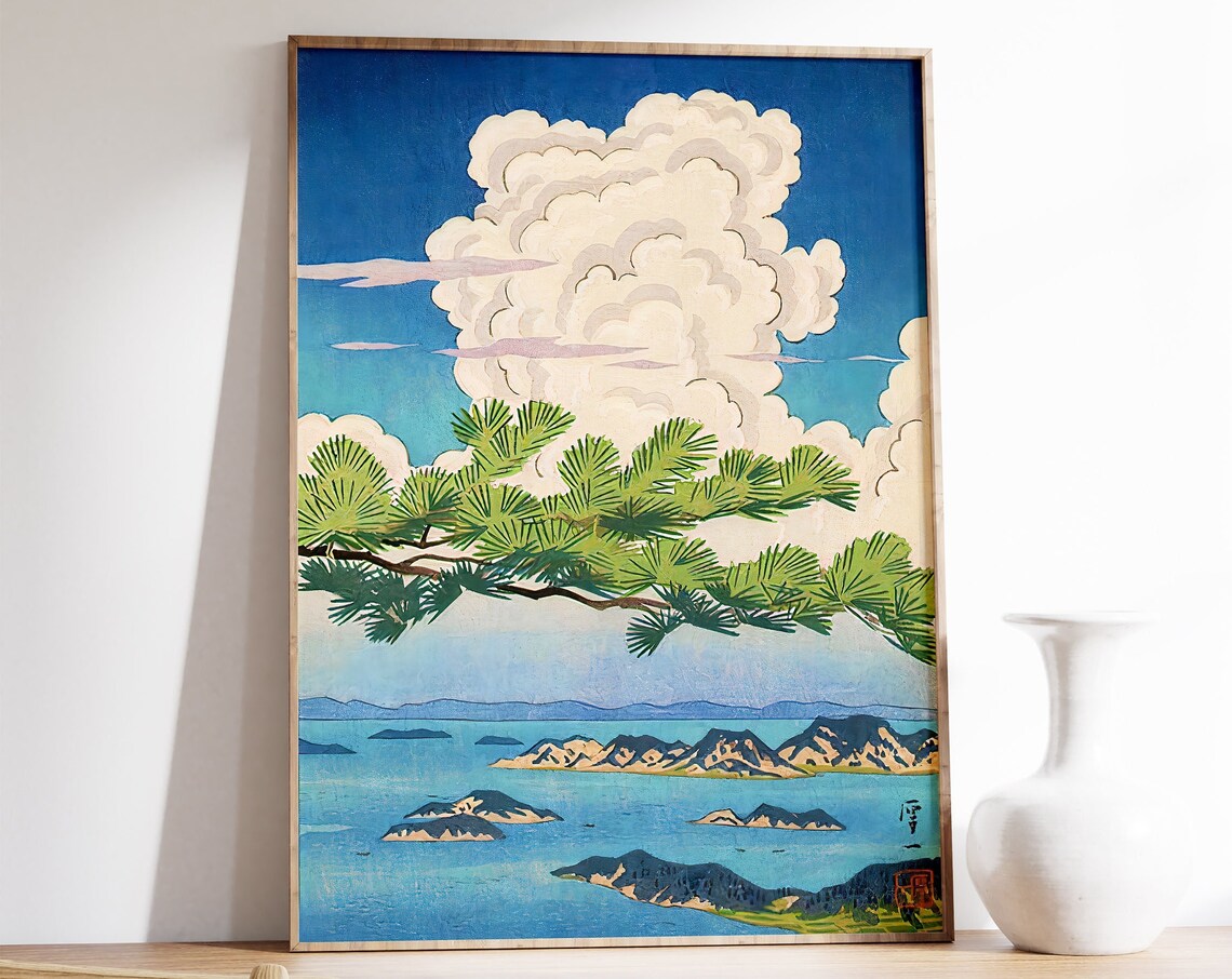 Hasui Kawase Summer At Yashima Travel Poster