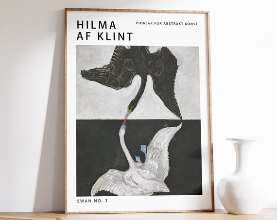 Hilma Af Klint The Swan Abstract Art Print