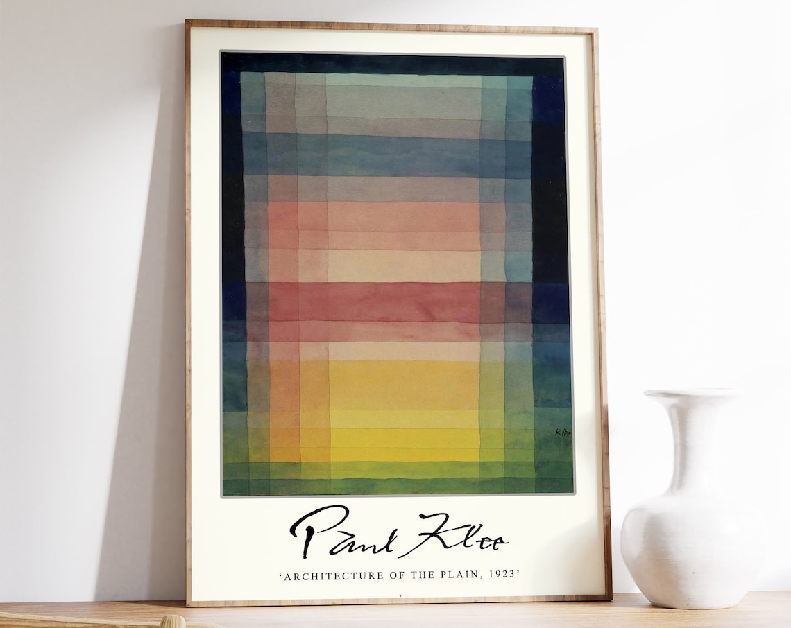 Paul Klee Architecture Of The Plain Poster