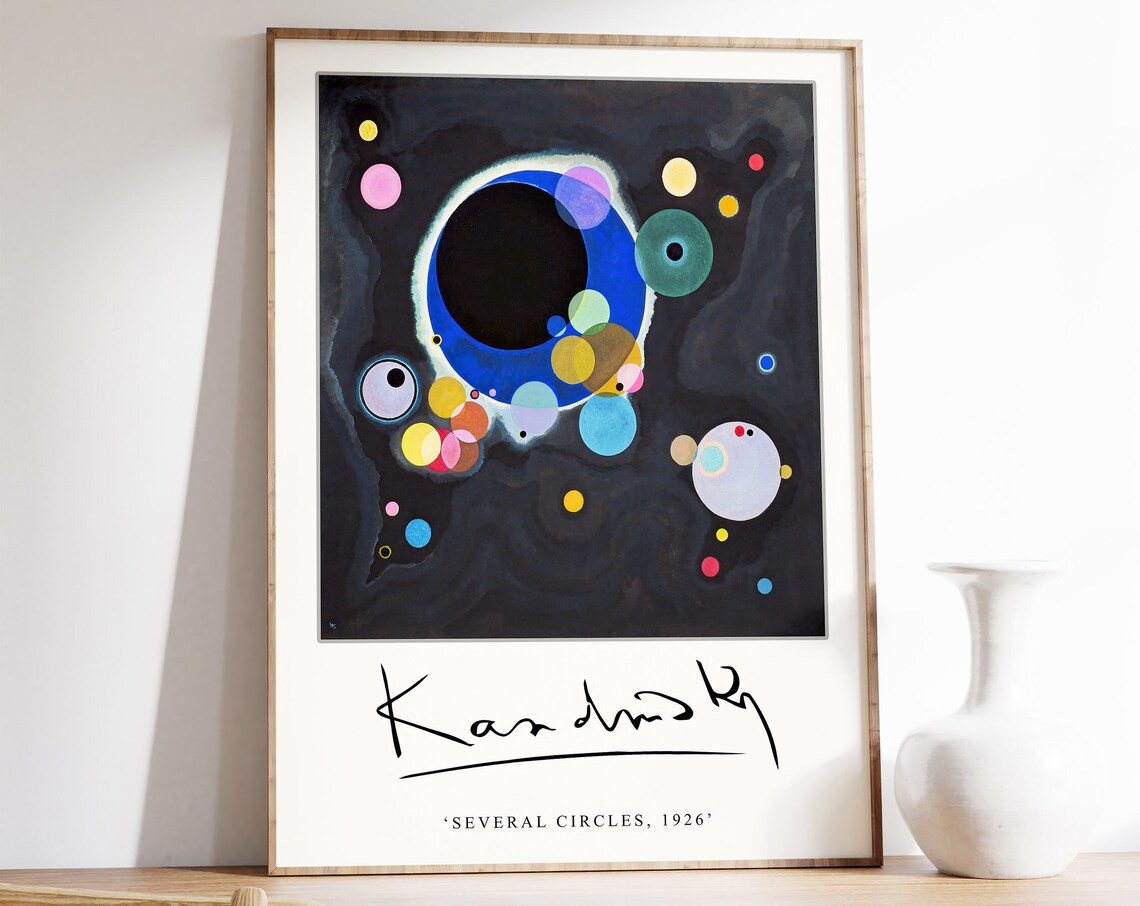 Kandinsky Several Circles Bauhaus Art Print