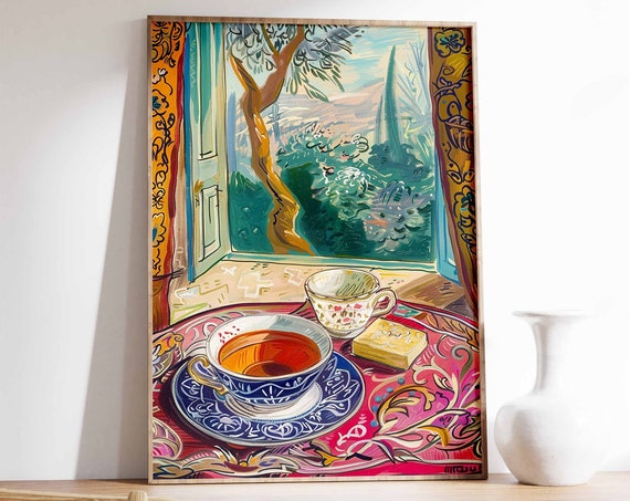 Arabic Coffee Print Syrian Food And Drink Poster Afghan Art Islamic Decor Kitchen Decor Vintage Food Print Islamic Food Poster