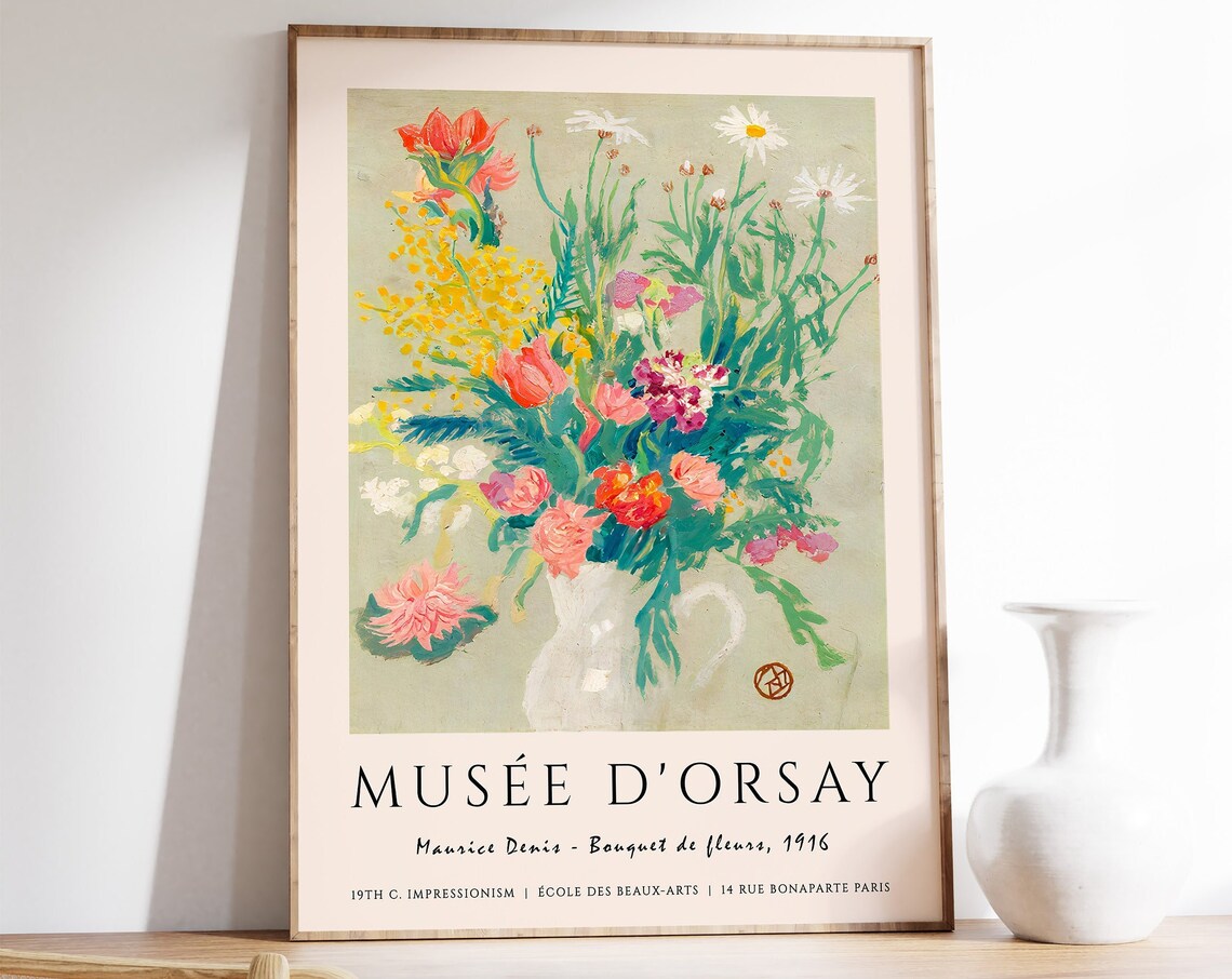 Maurice Denis Bouquet De Fleurs Art Print