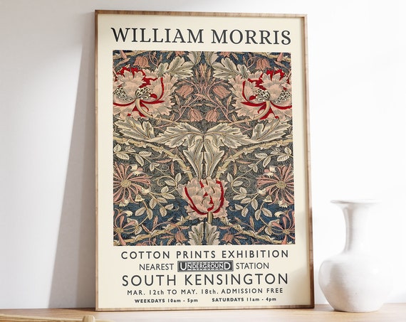 William Morris Exhibition Wall Art Print