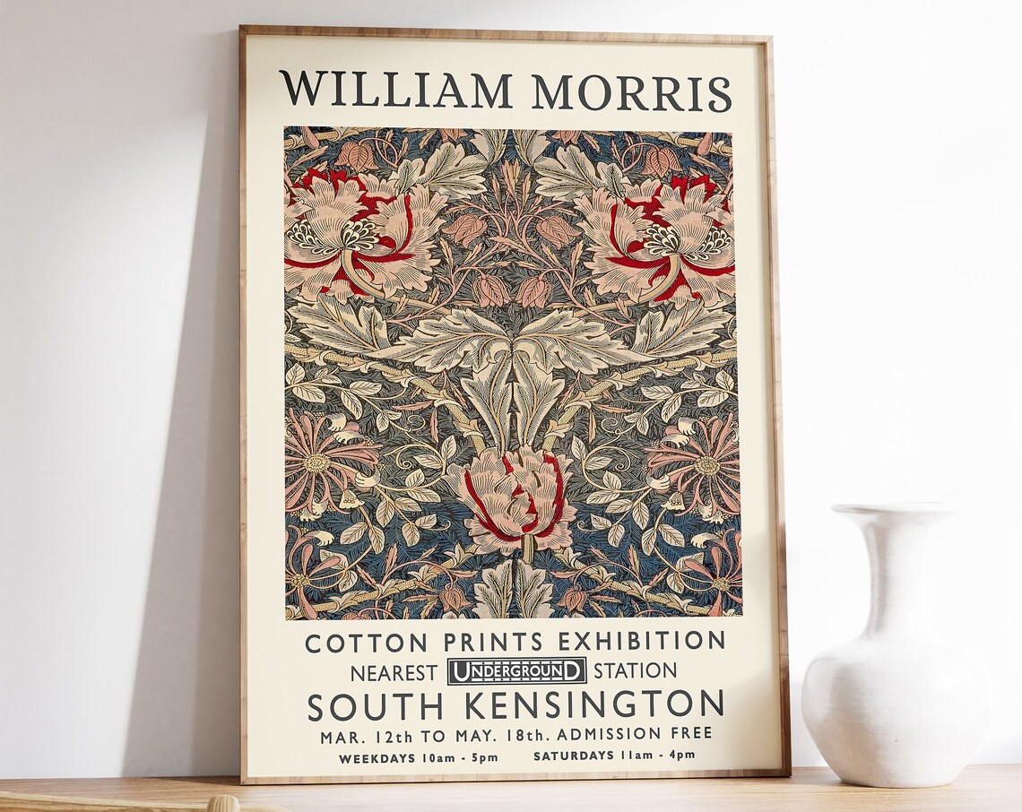 William Morris Exhibition Wall Art Print