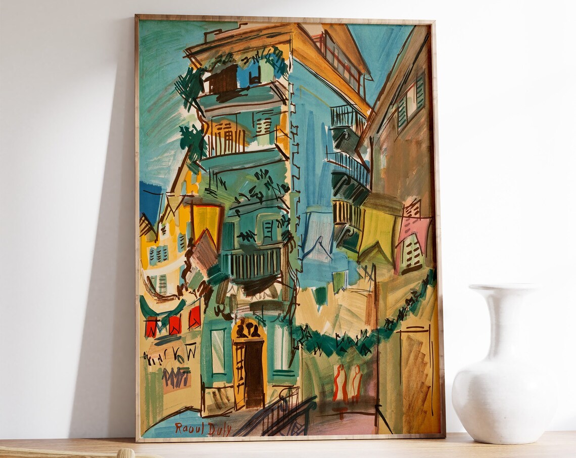 Raoul Dufy Mai À Nice Fauvist Art Print