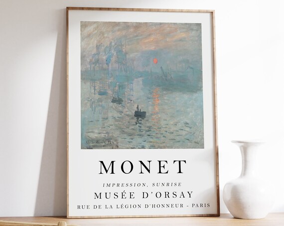 Monet Impression Sunrise Gallery Art Print