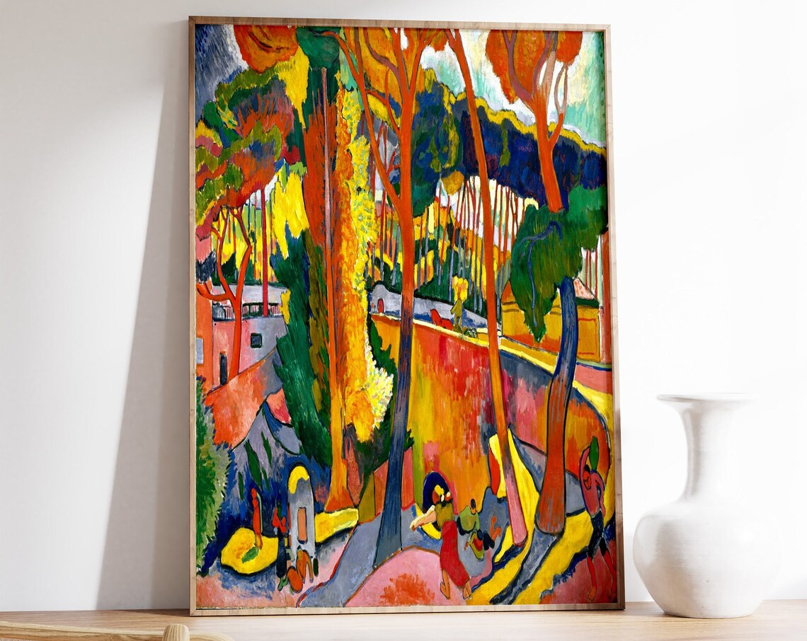 Andre Derain The Turning Road Fauvist Art Print