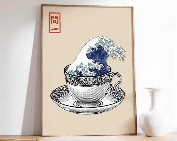 The Great Wave, Japanese Art Print, Hokusai