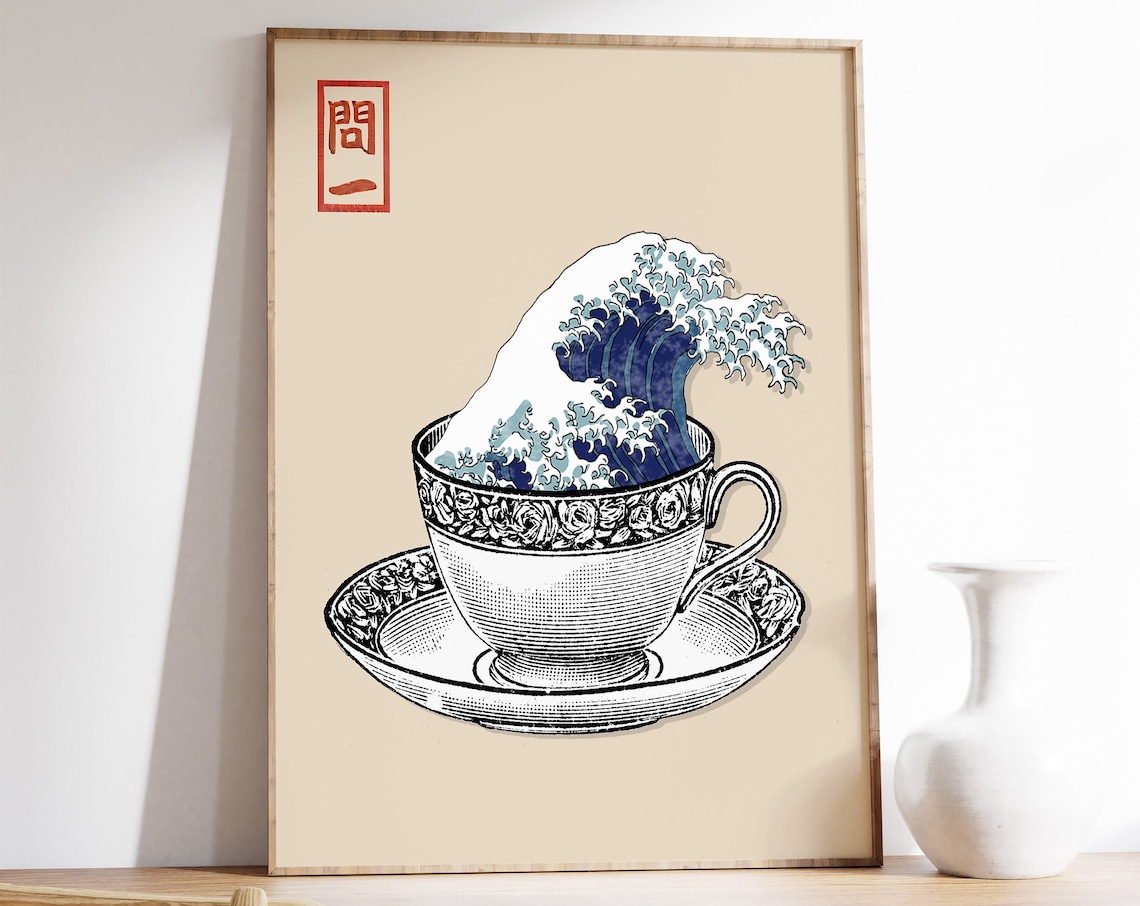 The Great Wave, Japanese Art Print, Hokusai