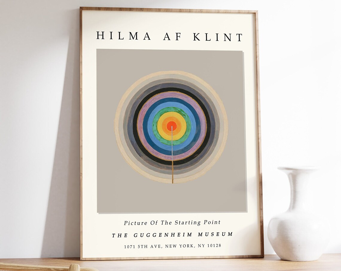 Hilma Af Klint The Starting Point Abstract Art Print