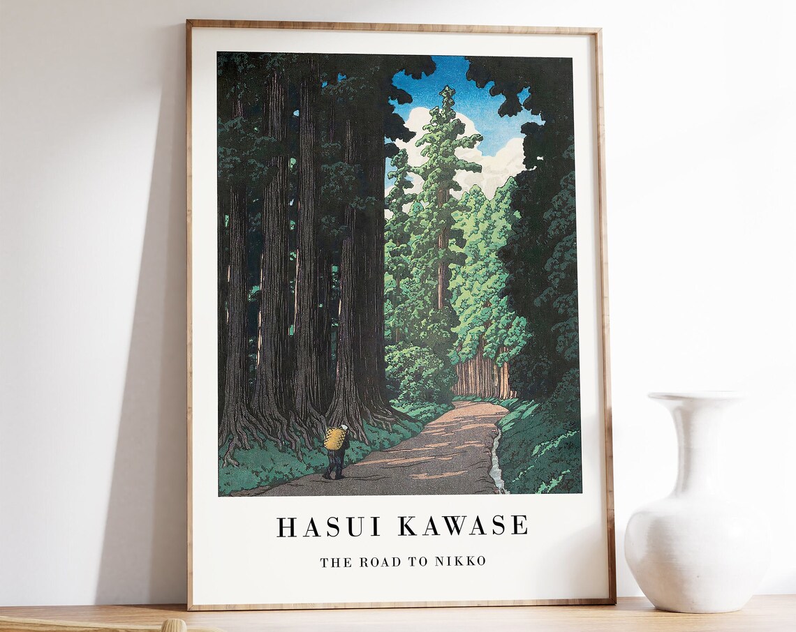 Japanese Exhibition Poster, Kawase Hasui Art Print