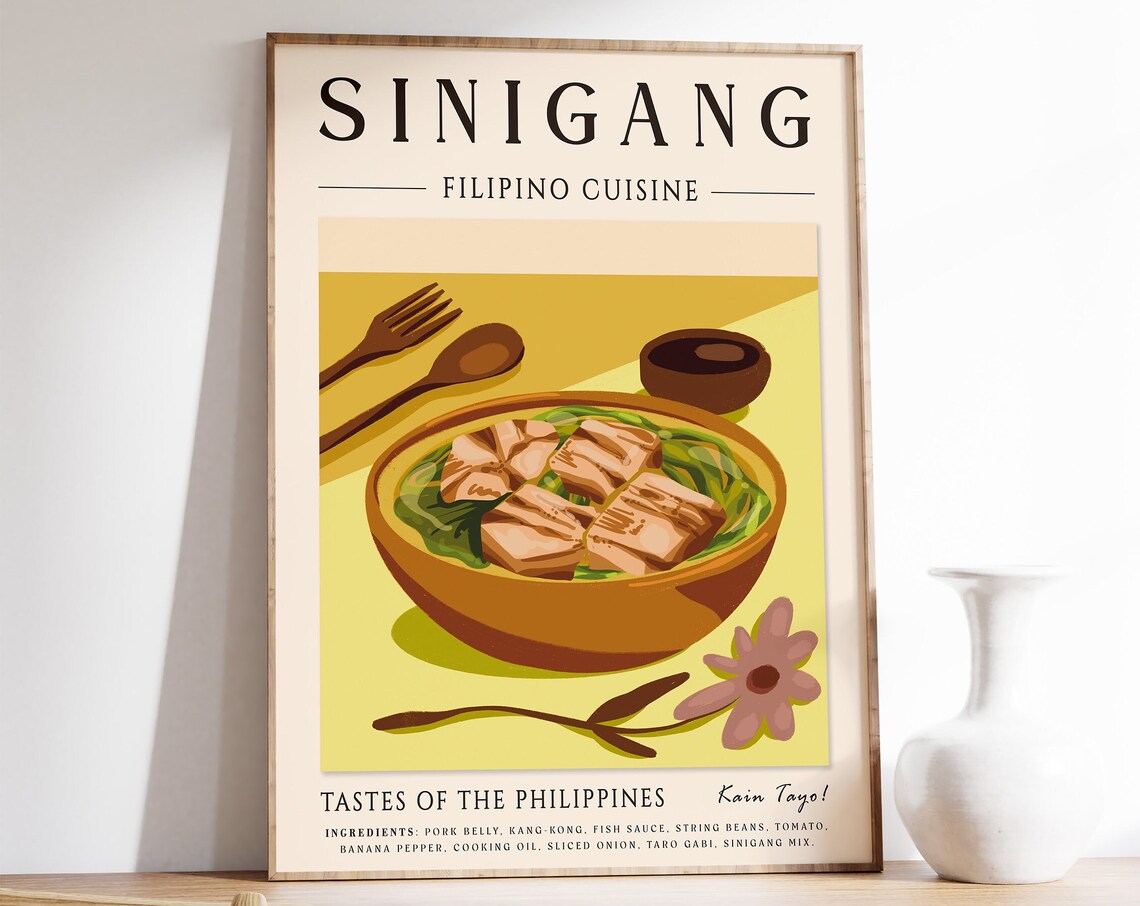 Sinigang Filipino Food Kitchen Poster Print
