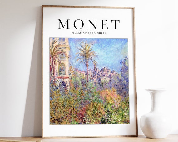 Claude Monet Villas At Bordighera Art Print