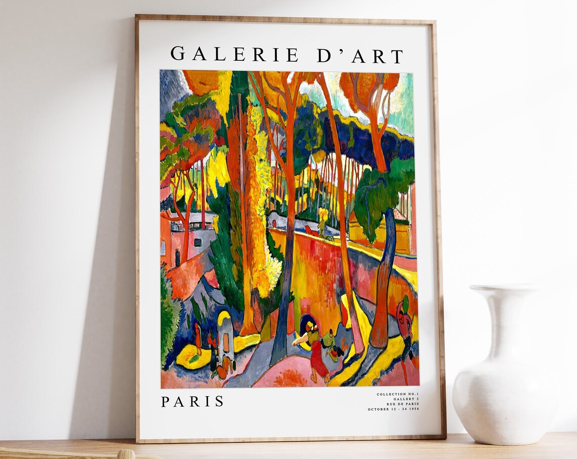 Andre Derain The Turning Road, L'Estaque Poster