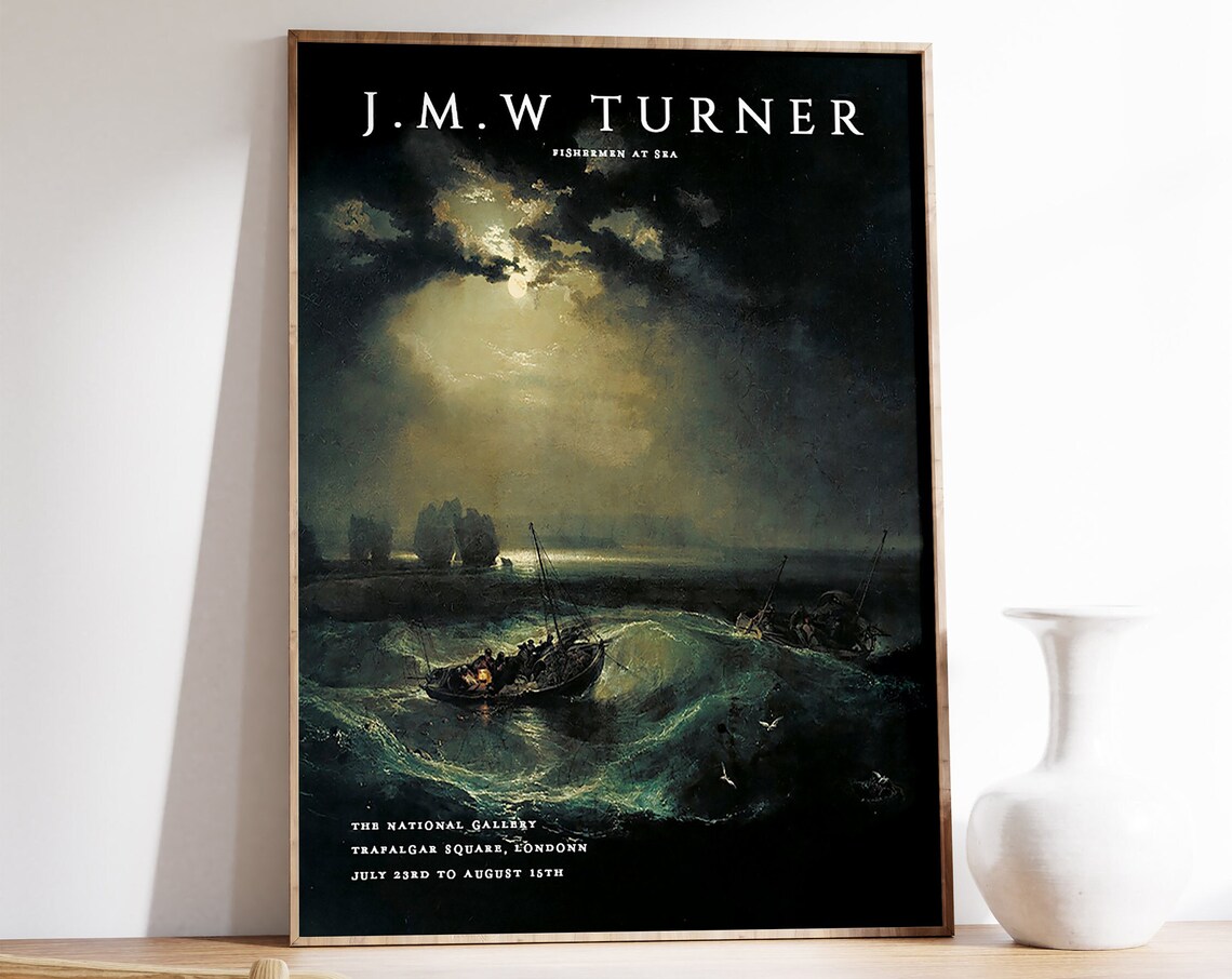 J. M. W. Turner Fisherman at Sea Art Print
