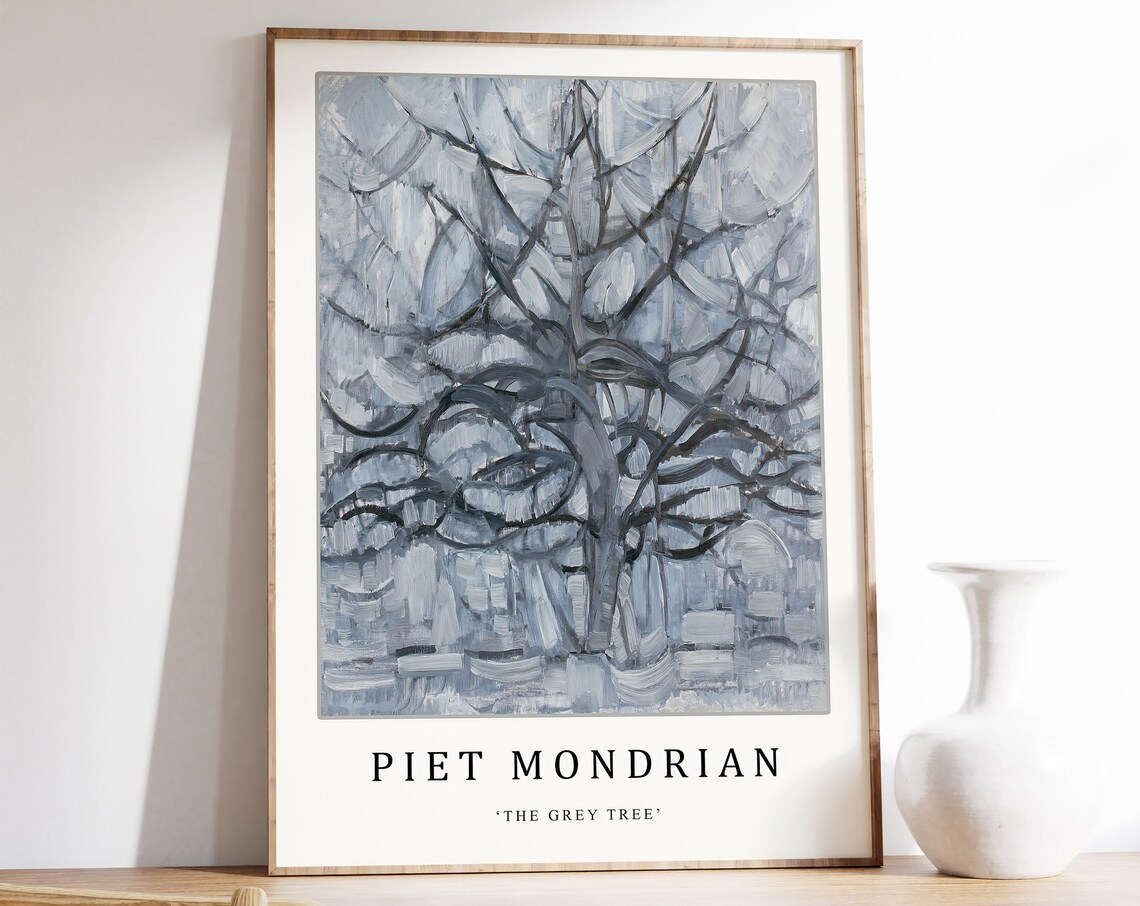 Piet Mondrian The Grey Tree Bauhaus Art Print