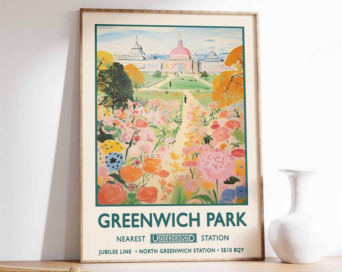 Greenwich Park London William Morris Art Print