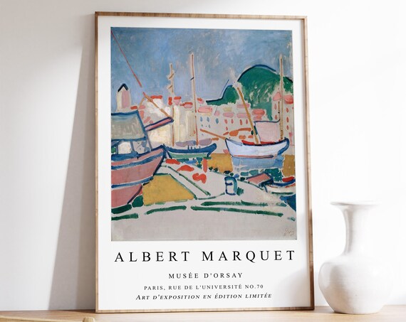 Andre Derain Exhibition Poster, French Expressionist Print