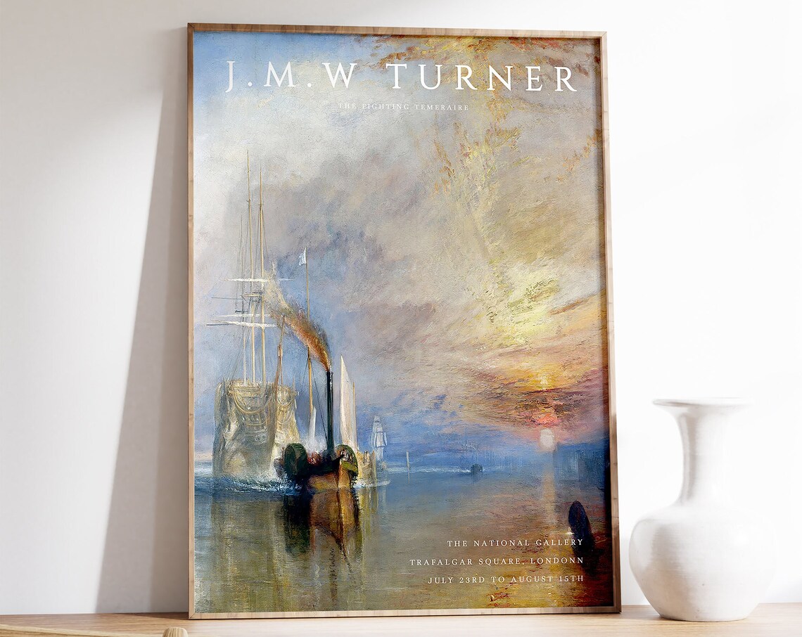 The Fighting Temeraire by J. M. W. Turner Art Print