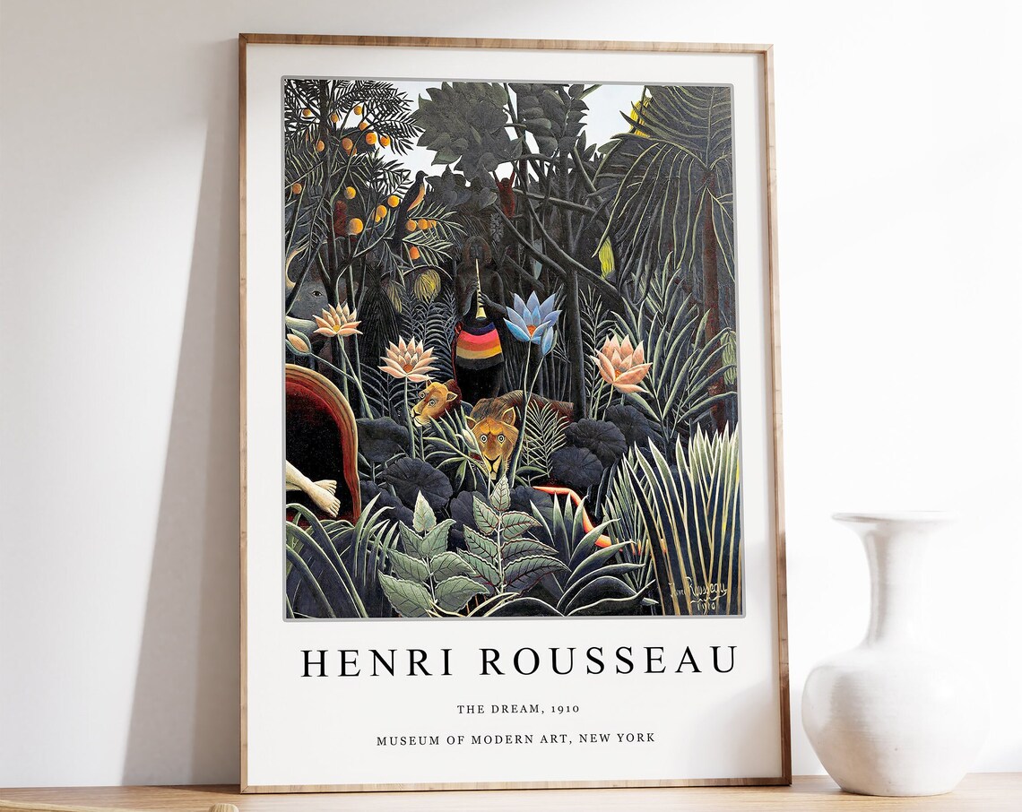 Henri Rousseau The Dream Exhibition Art Print