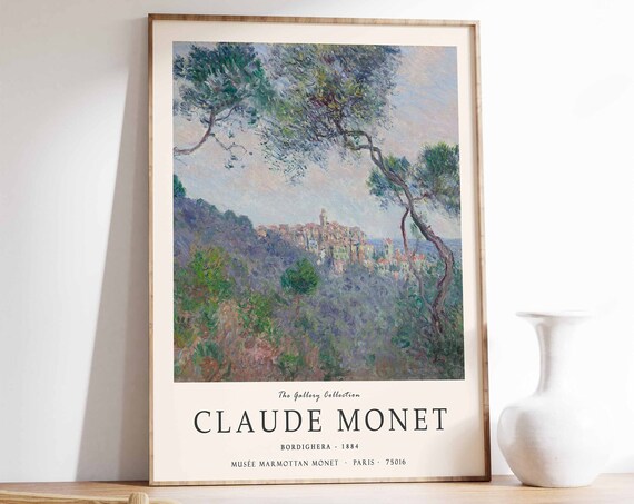 Claude Monet Bordighera 1884 Italian Riviera Gallery Art Print