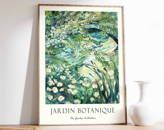Jardin Botanique Garden Collection Floral Poster French Style Art