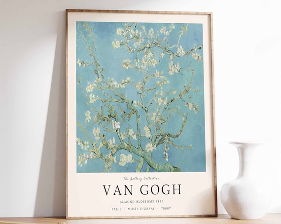 Van Gogh Almond Blossoms 1890 Museum Exhibition Gallery Poster