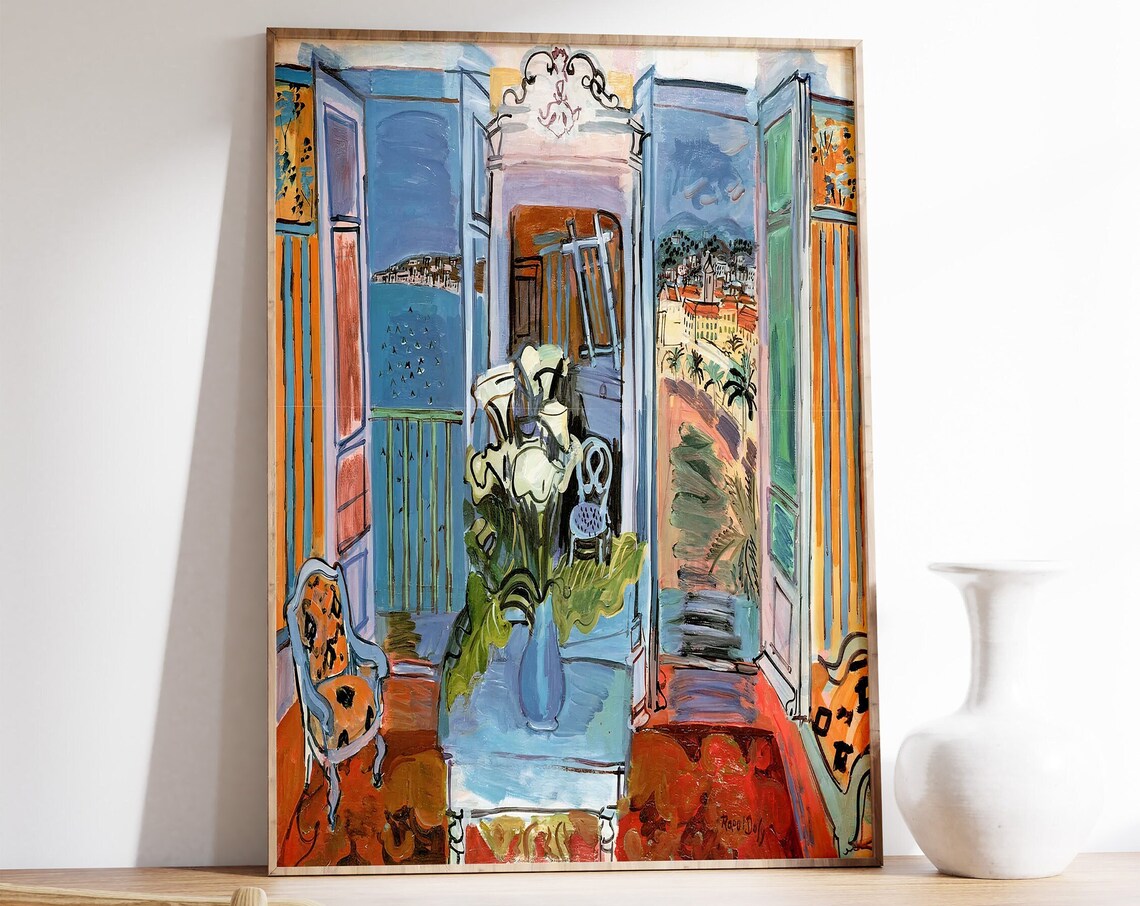 Raoul Dufy Open Window Fauvist Art Print