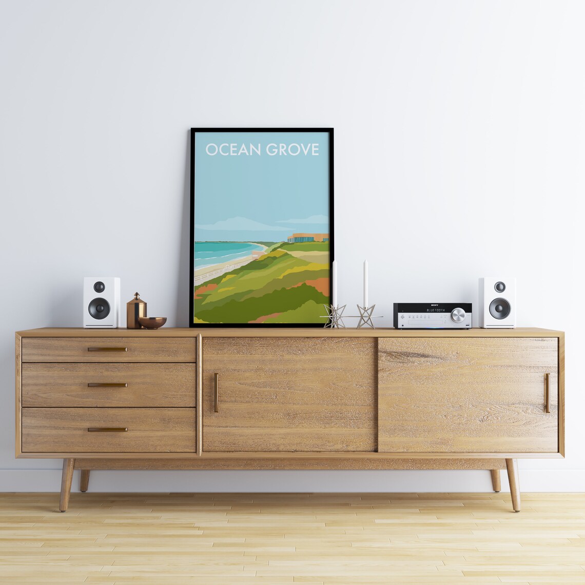 Ocean Grove Victoria Beach Travel Poster - Image 3