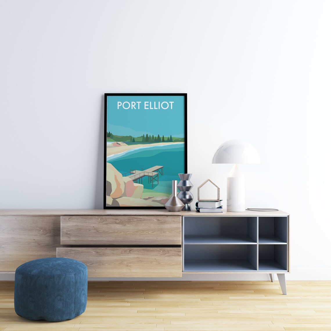 Port Elliot Beach South Australia Coast Art Print - Image 2