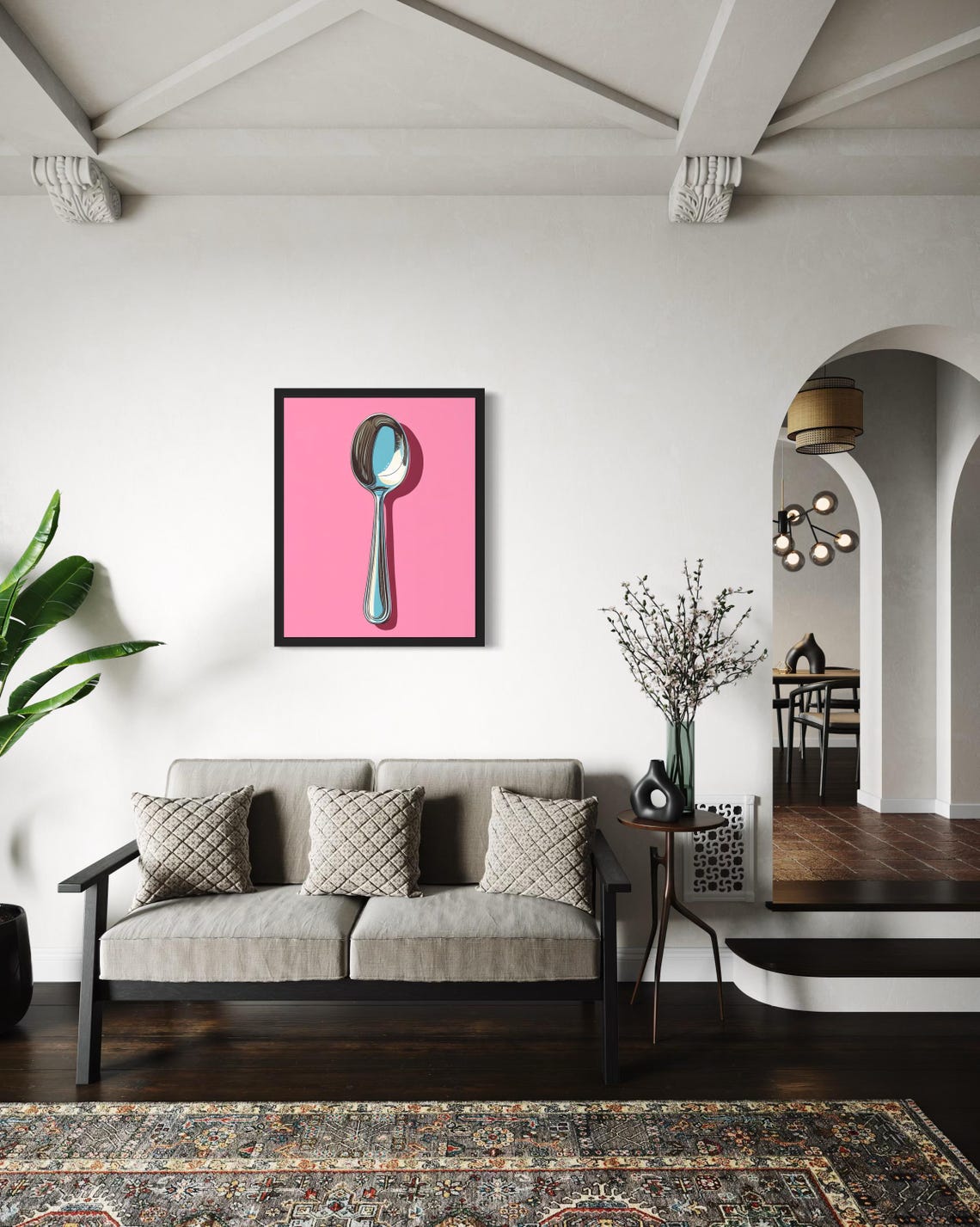 Spoon Topaz Pop Art Poster - Image 4