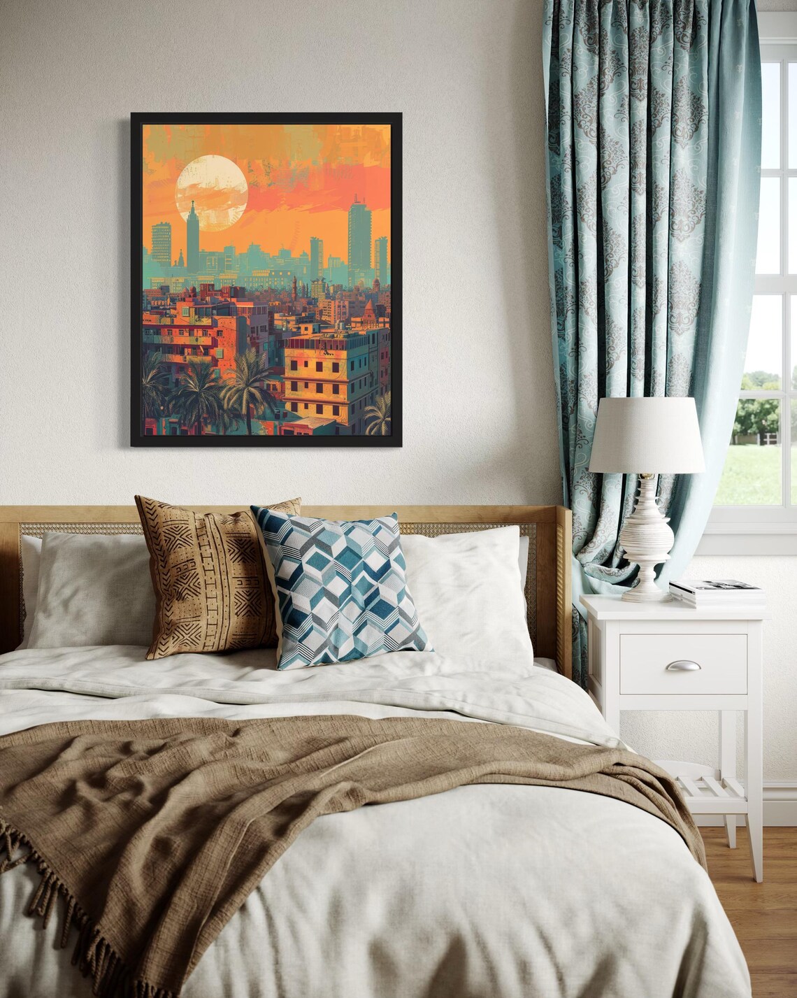 Cairo Egypt Africa Art Print Wall Art Poster Original Paint Artwork Artwork Decor - Image 4