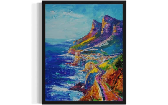 South Africa Countries Monet Art Print Wall Art Poster Original Paint Artwork Artwork Decor