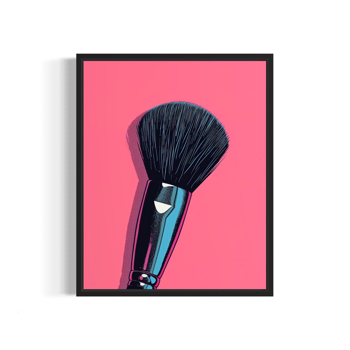 Makeup Brush Pop Art, Retro Vintage Collection