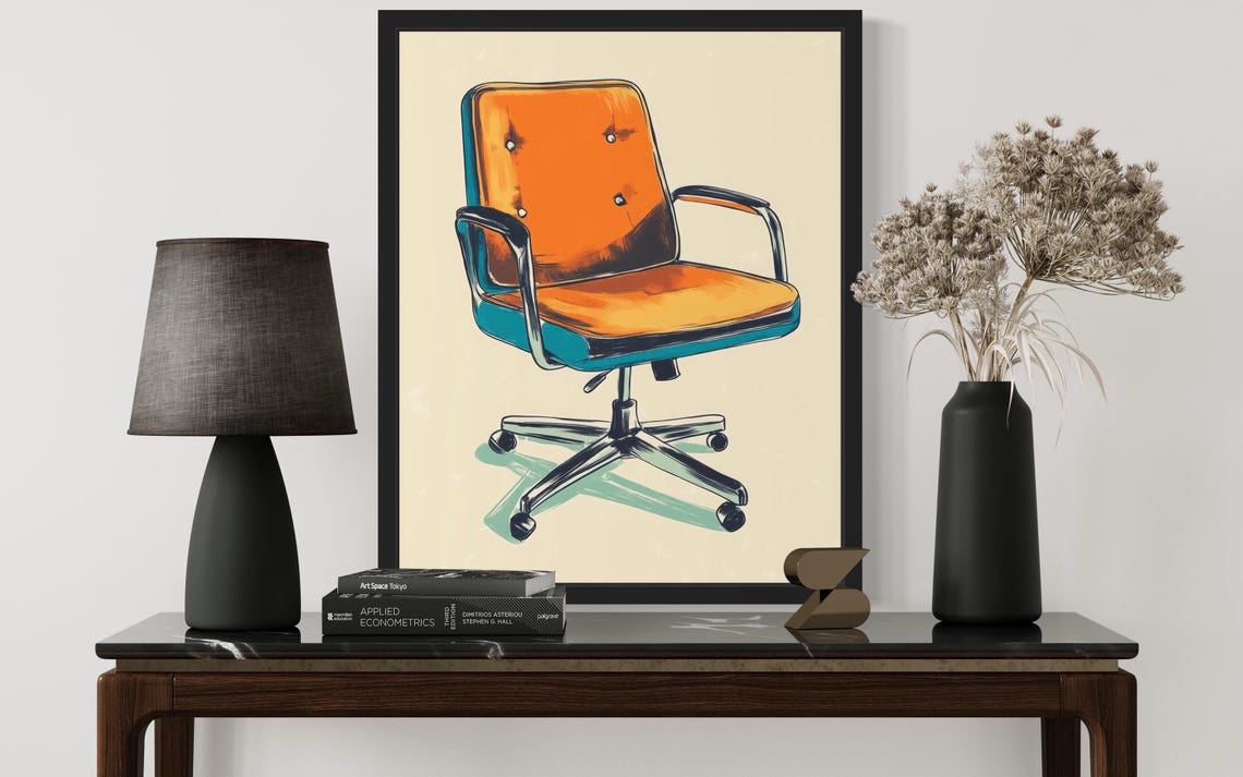 Office Chair Pop Art, Poster Print - Image 3