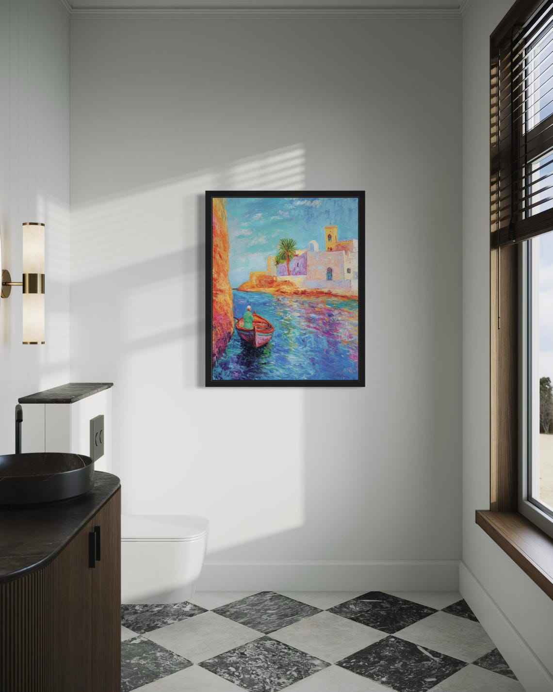 Morocco Countries, Monet Art Print - Image 4