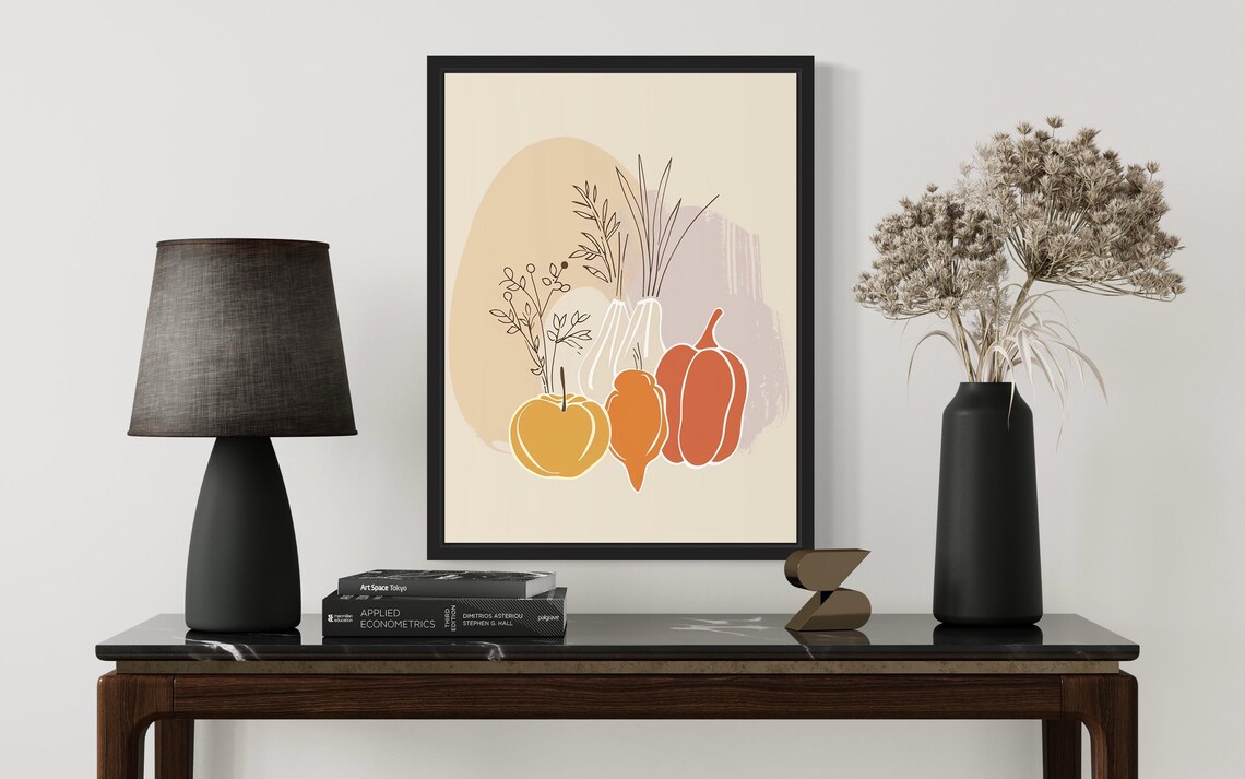 Vegetables Food Art Print, Original Paint Artwork - Image 3