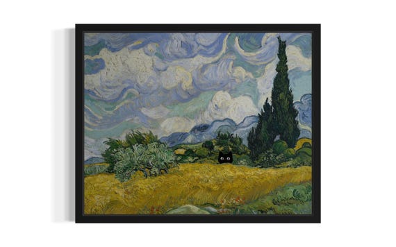 Claude Monet Art Print, Original Paint Artwork Decor