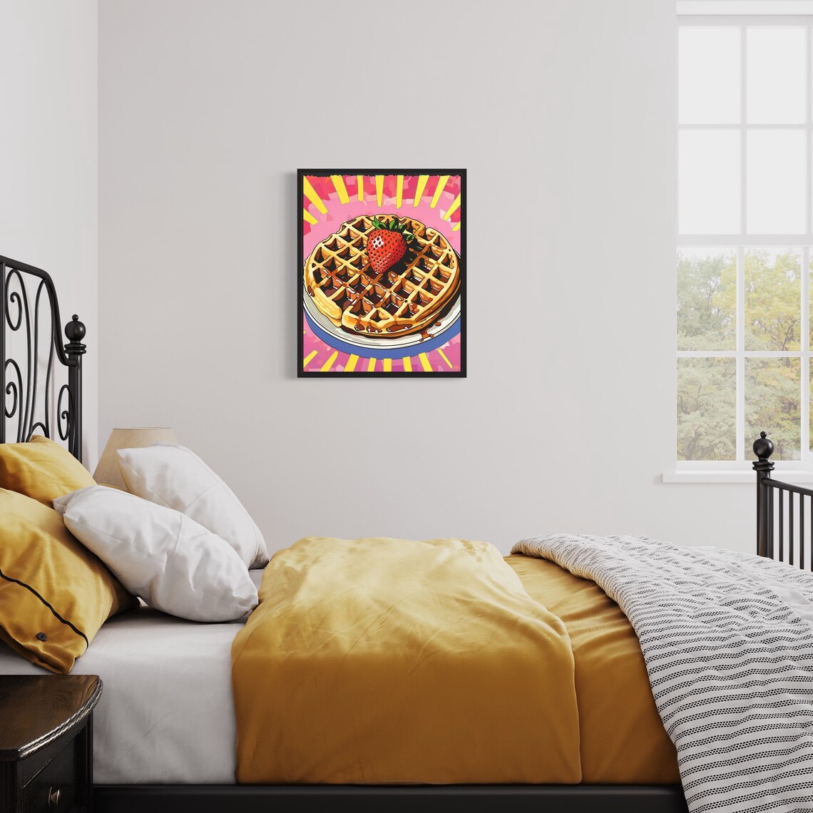 Waffle Pop Art, Retro Vintage Collection - Image 4