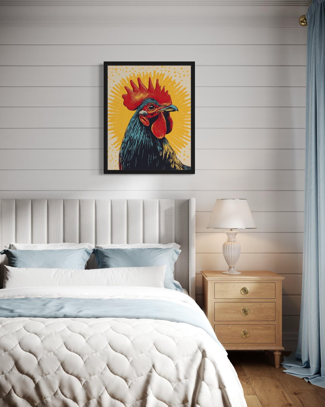 Rooster Farm Pop Art Print - Image 2