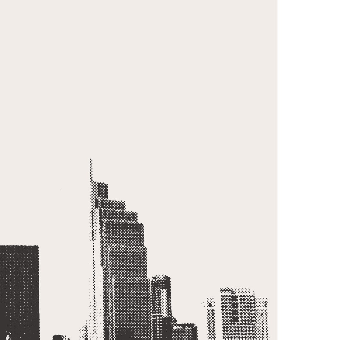 Saigon City Minimalist Travel Poster, Vietnam Skyline - Image 3