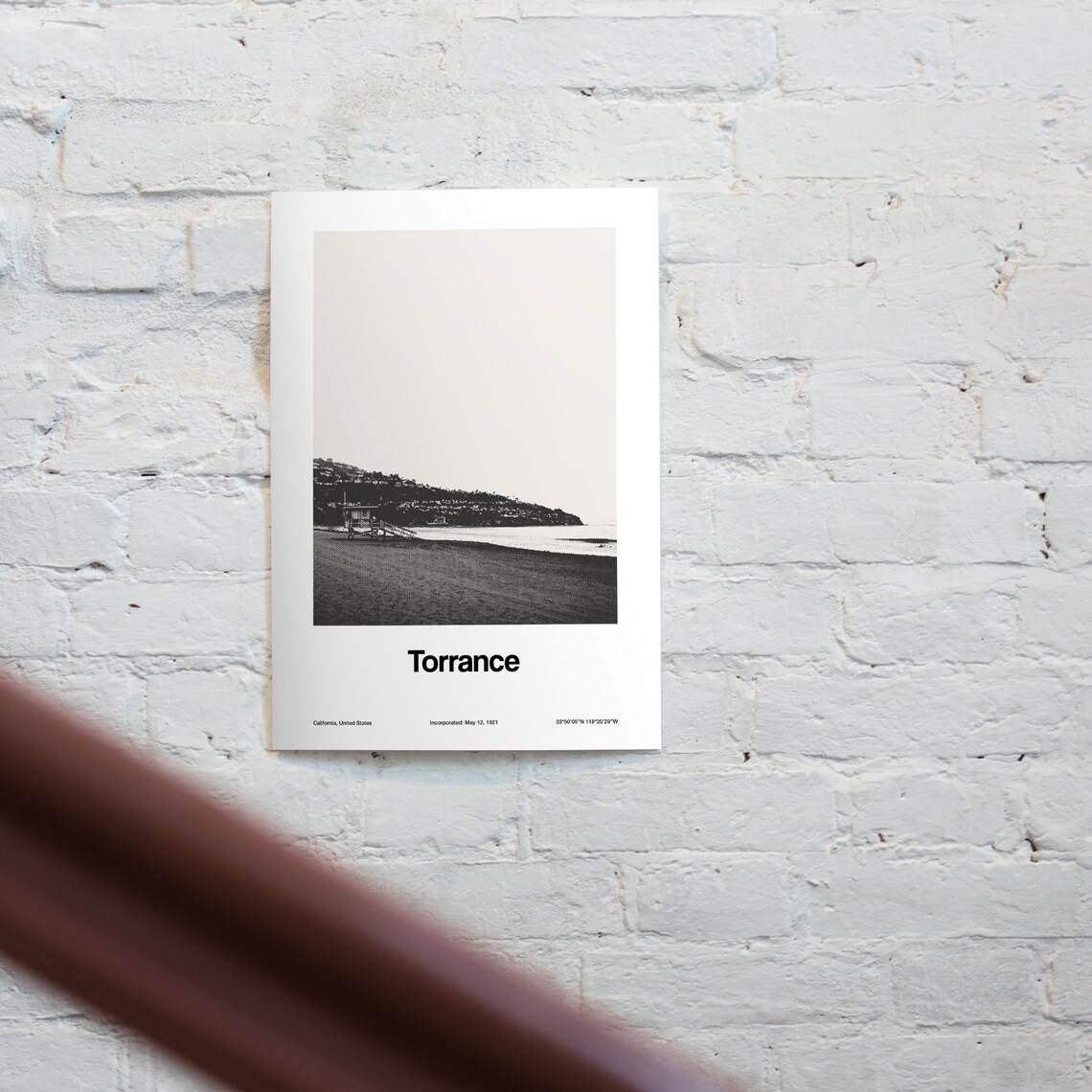 Torrance California Skyline, Minimalist Art Print - Image 3