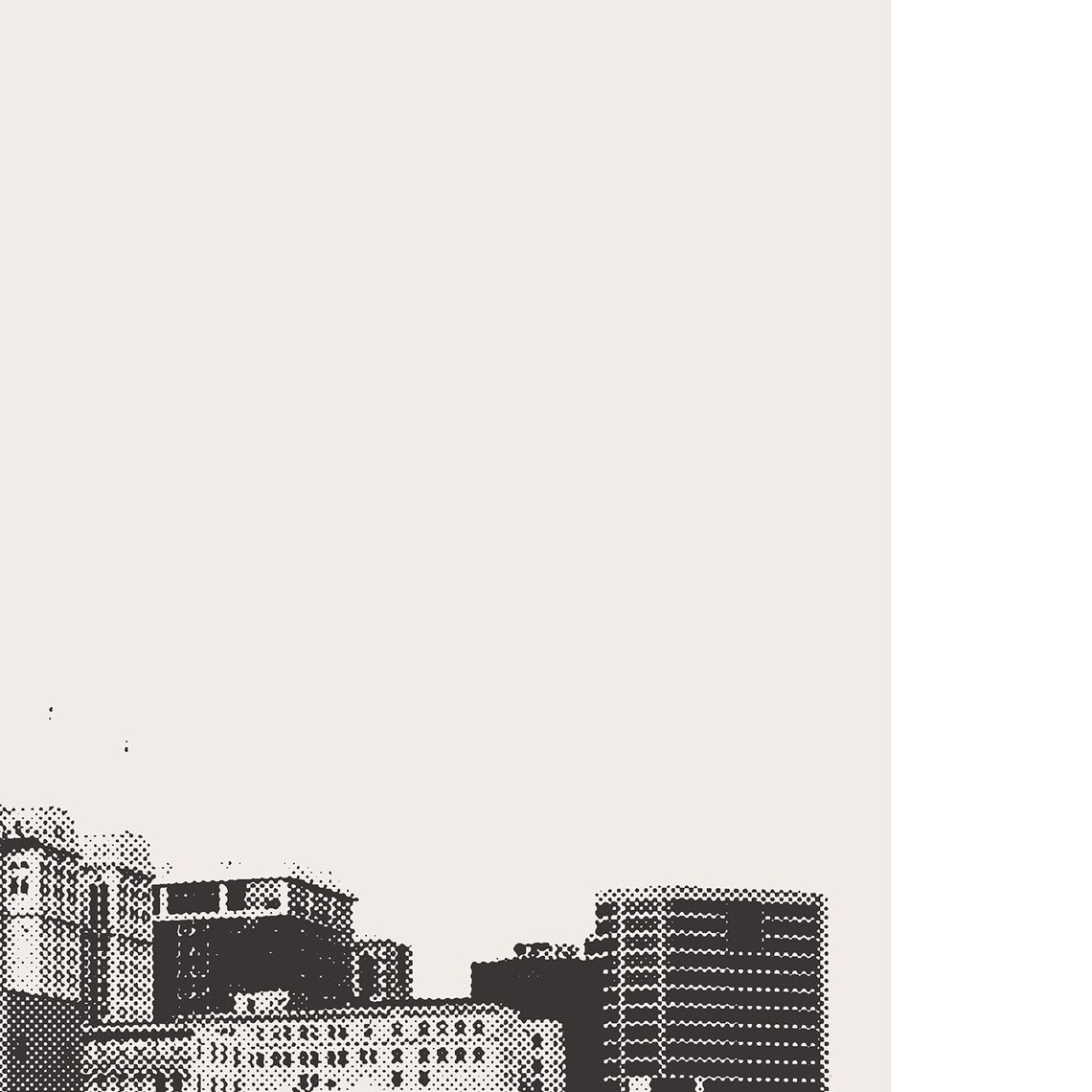 Greensboro NC Skyline, North Carolina Art Print - Image 3