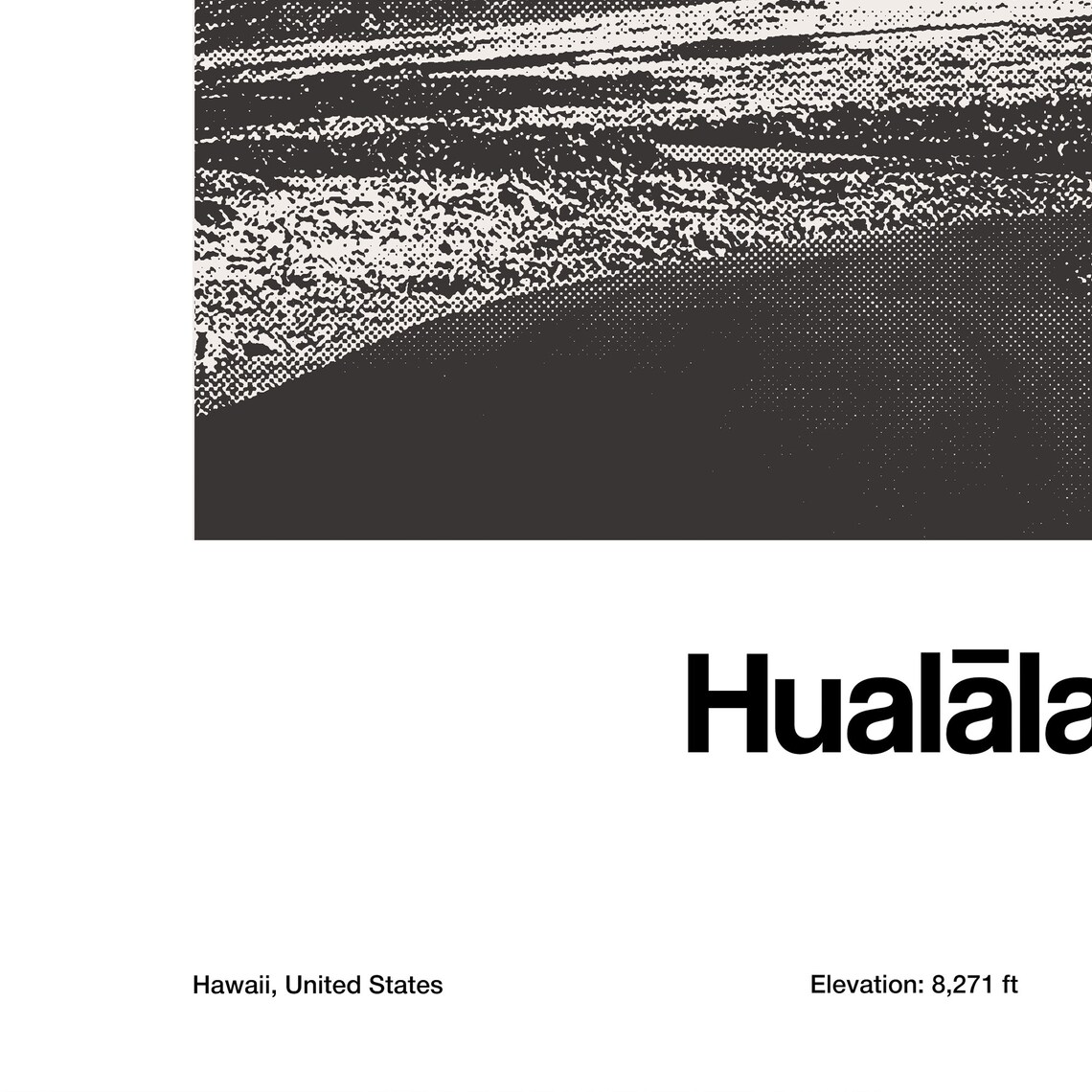 Huallai Hawaiian Islands Poster, Minimalist Hawaii - Image 3